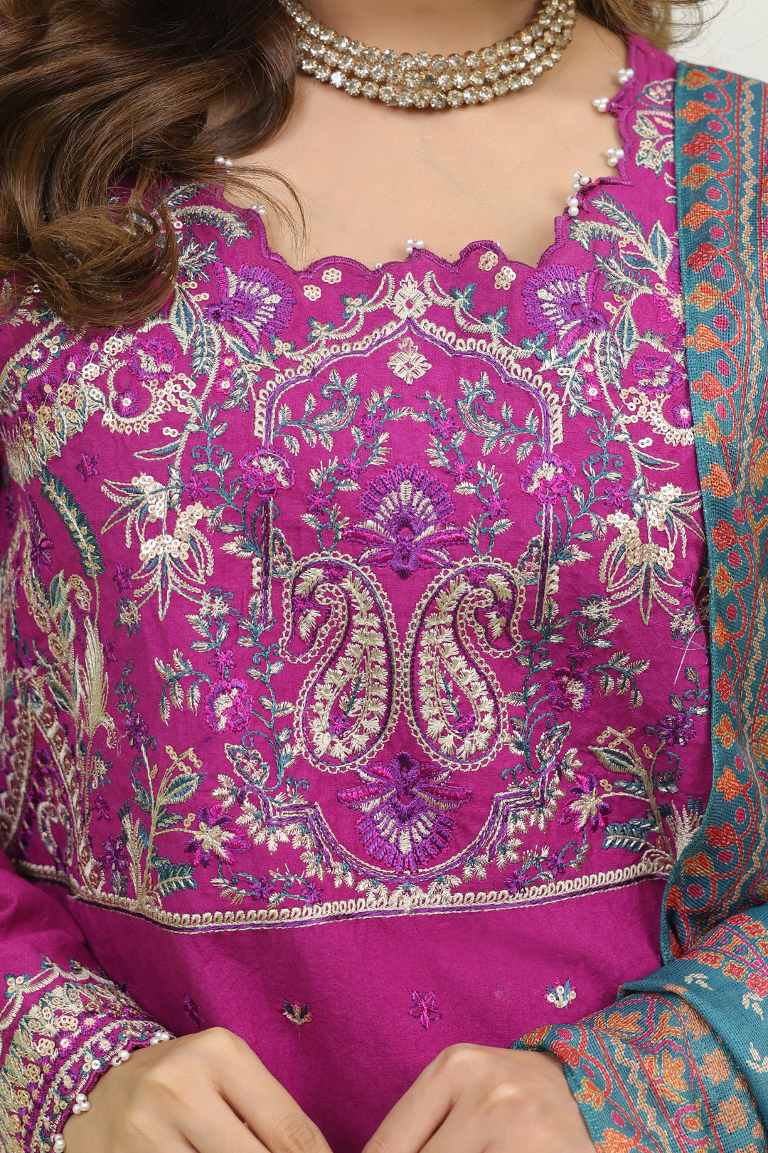 Zellbury | Unstitched 3 Piece Cambric | Embroidered Shirt Shalwar Dupatta - 1269 - by - Libasekhas UK - Registered Vendor of : Zellbury Women - 100% Original Designer Dresss