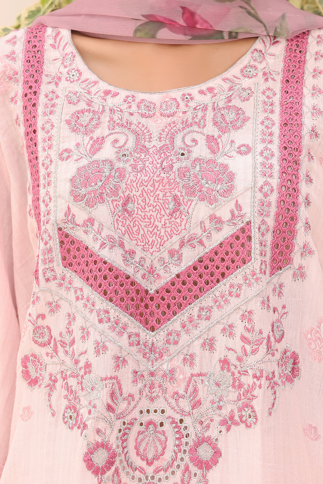 Zellbury | Unstitched 3 Piece Cambric | Embroidered Shirt Shalwar Dupatta - 1543 - by - Libasekhas UK - Registered Vendor of : Zellbury Women - 100% Original Designer Dresss