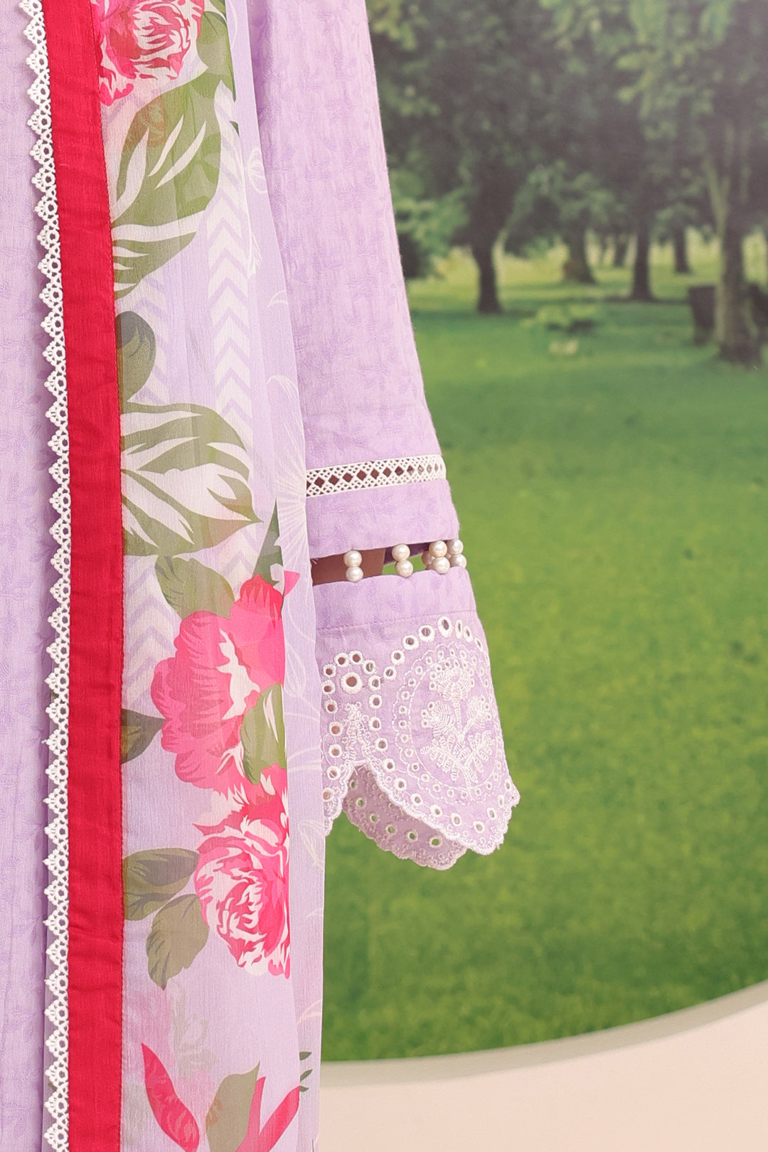 Zellbury | Unstitched 3 Piece Jacquard | Embroidered Shirt Shalwar Dupatta - 1764 - by - Libasekhas UK - Registered Vendor of : Zellbury Women - 100% Original Designer Dresss