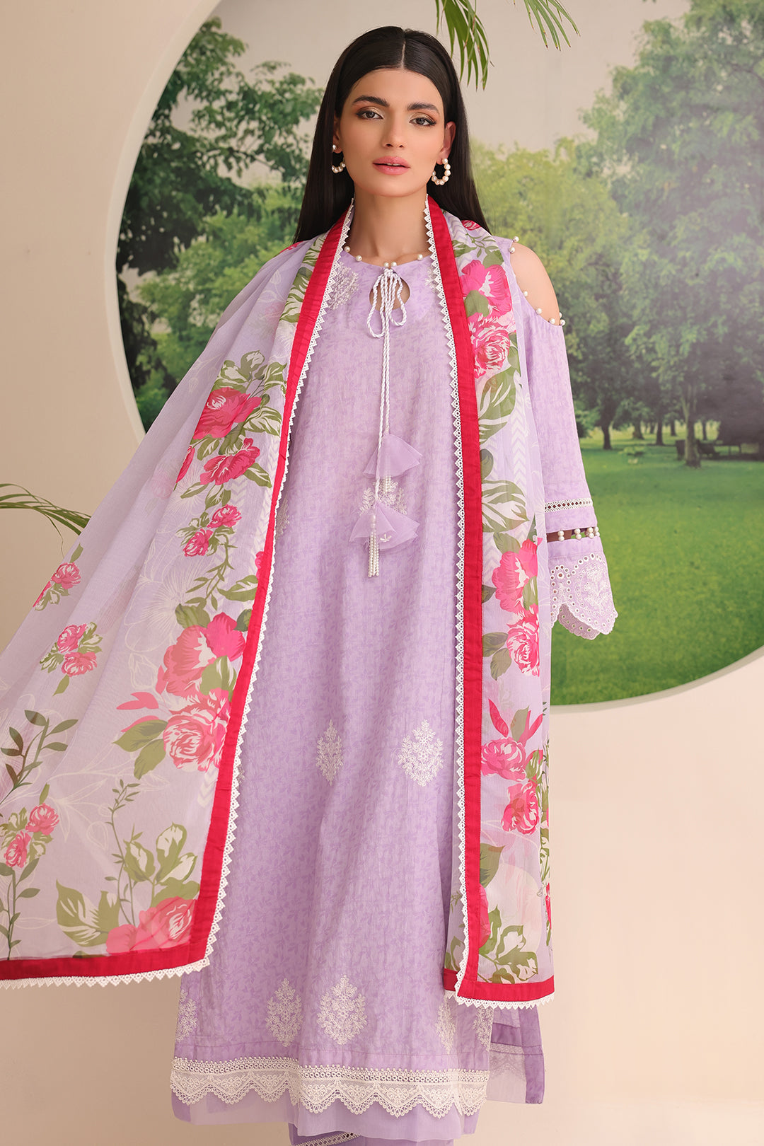 Zellbury | Unstitched 3 Piece Jacquard | Embroidered Shirt Shalwar Dupatta - 1764 - by - Libasekhas UK - Registered Vendor of : Zellbury Women - 100% Original Designer Dresss