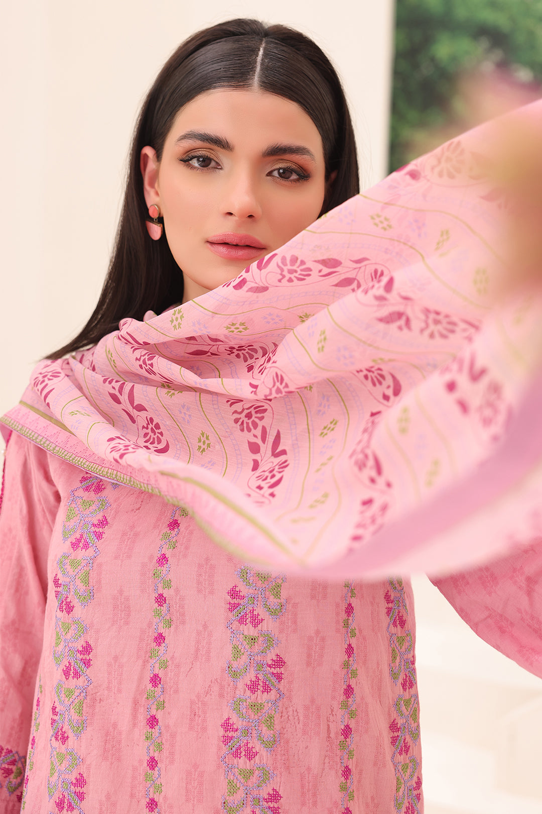 Zellbury | Unstitched 3 Piece Jacquard | Embroidered Shirt Shalwar Dupatta - 1765 - by - Libasekhas UK - Registered Vendor of : Zellbury Women - 100% Original Designer Dresss