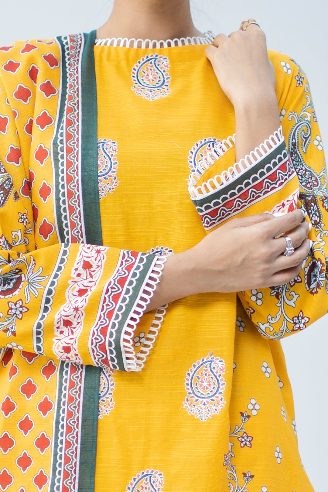 Zellbury | Unstitched 3 Piece Khaddar | Embroidered Shirt Dupatta - 0799 - by - Libasekhas UK - Registered Vendor of : Zellbury Women - 100% Original Designer Dresss