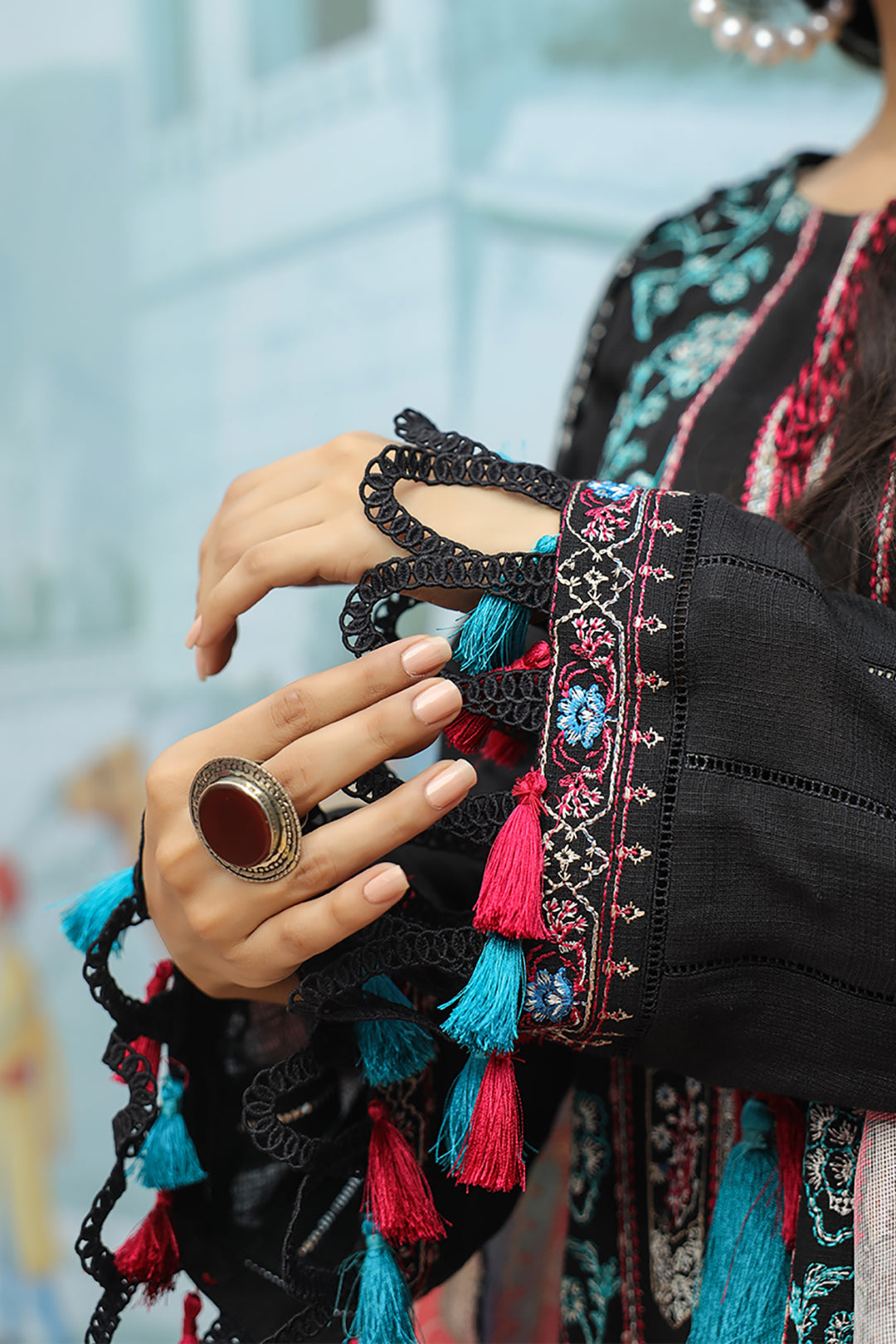 Zellbury | Unstitched 3 Piece Khaddar | Embroidered Shirt Shalwar Dupatta - 0776 - by - Libasekhas UK - Registered Vendor of : Zellbury Women - 100% Original Designer Dresss