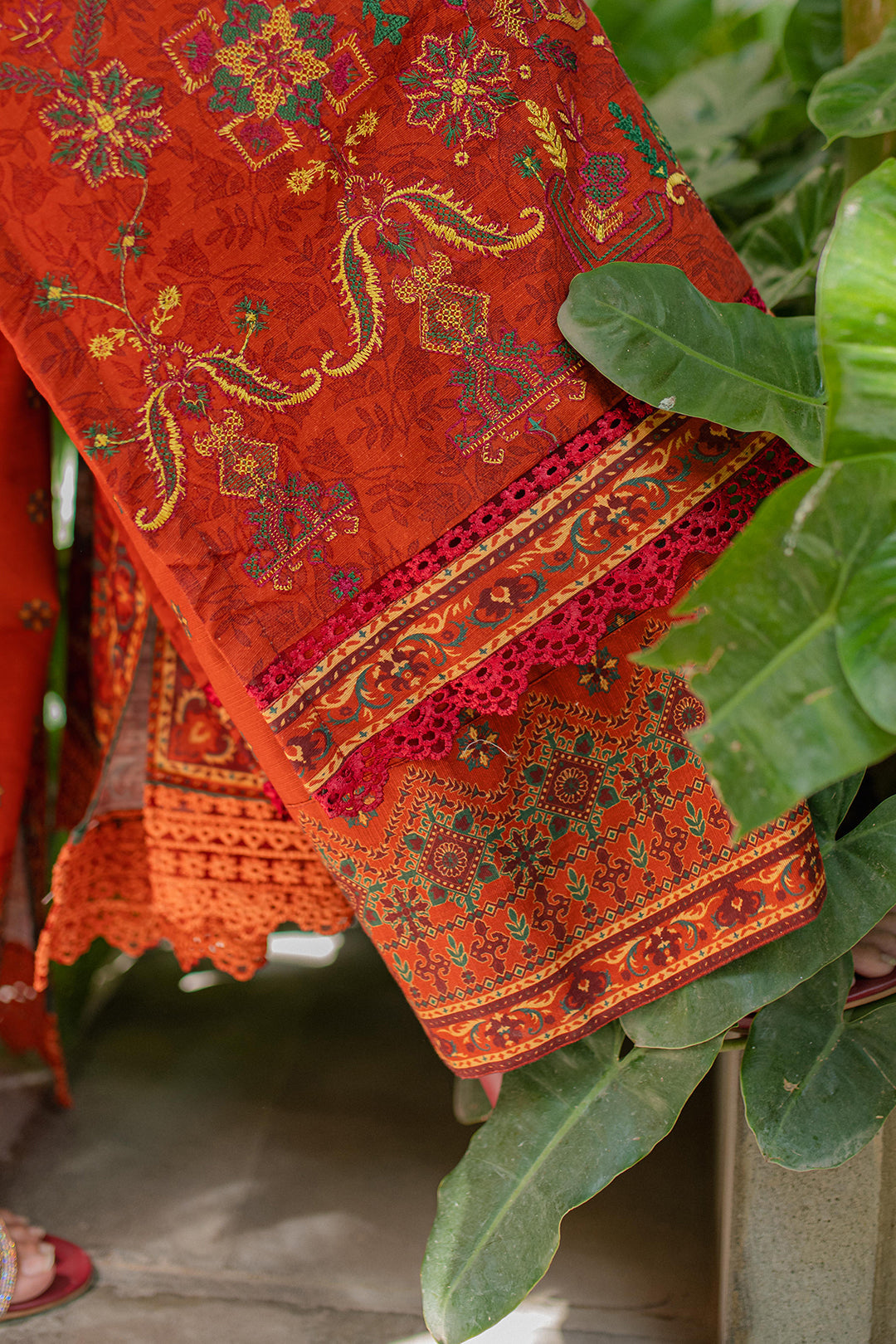 Zellbury | Unstitched 3 Piece Khaddar | Embroidered Shirt Shalwar Dupatta - 0233 - by - Libasekhas UK - Registered Vendor of : Zellbury Women - 100% Original Designer Dresss