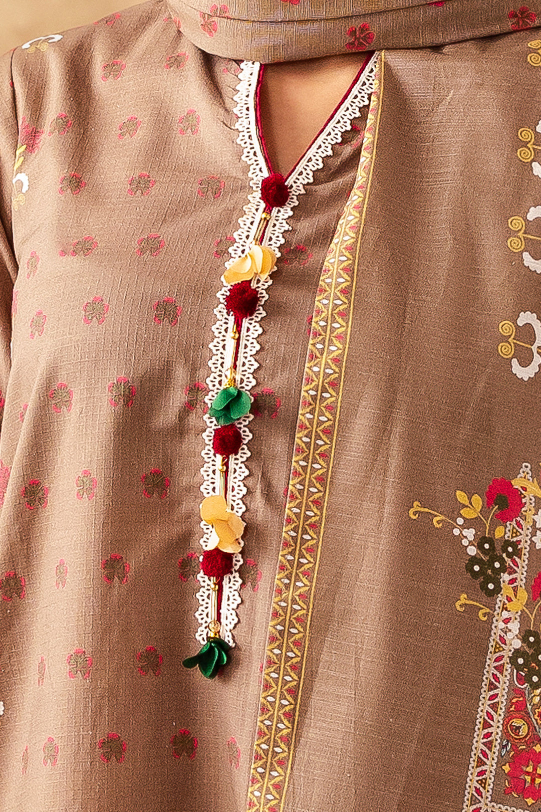 Zellbury | Unstitched 3 Piece Khaddar | Shirt Shalwar Dupatta - 0190 - by - Libasekhas UK - Registered Vendor of : Zellbury Women - 100% Original Designer Dresss