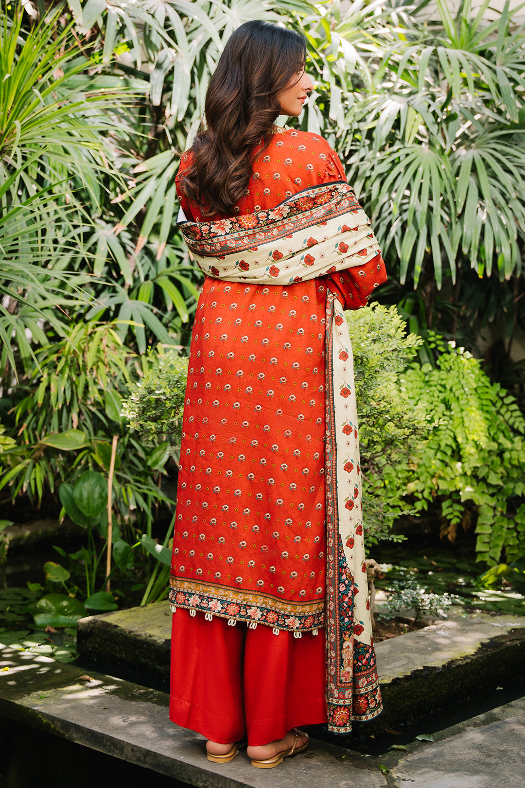 Zellbury | Unstitched 3 Piece Cotail | Shirt Shalwar Dupatta - 0307 - by - Libasekhas UK - Registered Vendor of : Zellbury Women - 100% Original Designer Dresss