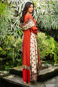 Zellbury | Unstitched 3 Piece Cotail | Shirt Shalwar Dupatta - 0307 - by - Libasekhas UK - Registered Vendor of : Zellbury Women - 100% Original Designer Dresss