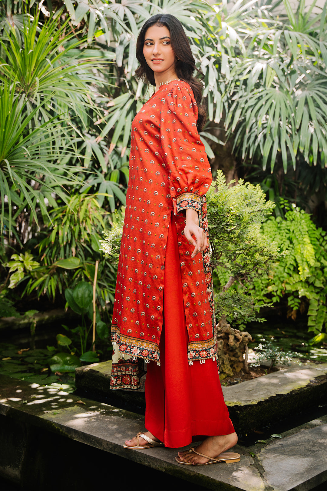 Zellbury | Unstitched 3 Piece Cotail | Shirt Shalwar Dupatta - 0307 - by - Libasekhas UK - Registered Vendor of : Zellbury Women - 100% Original Designer Dresss