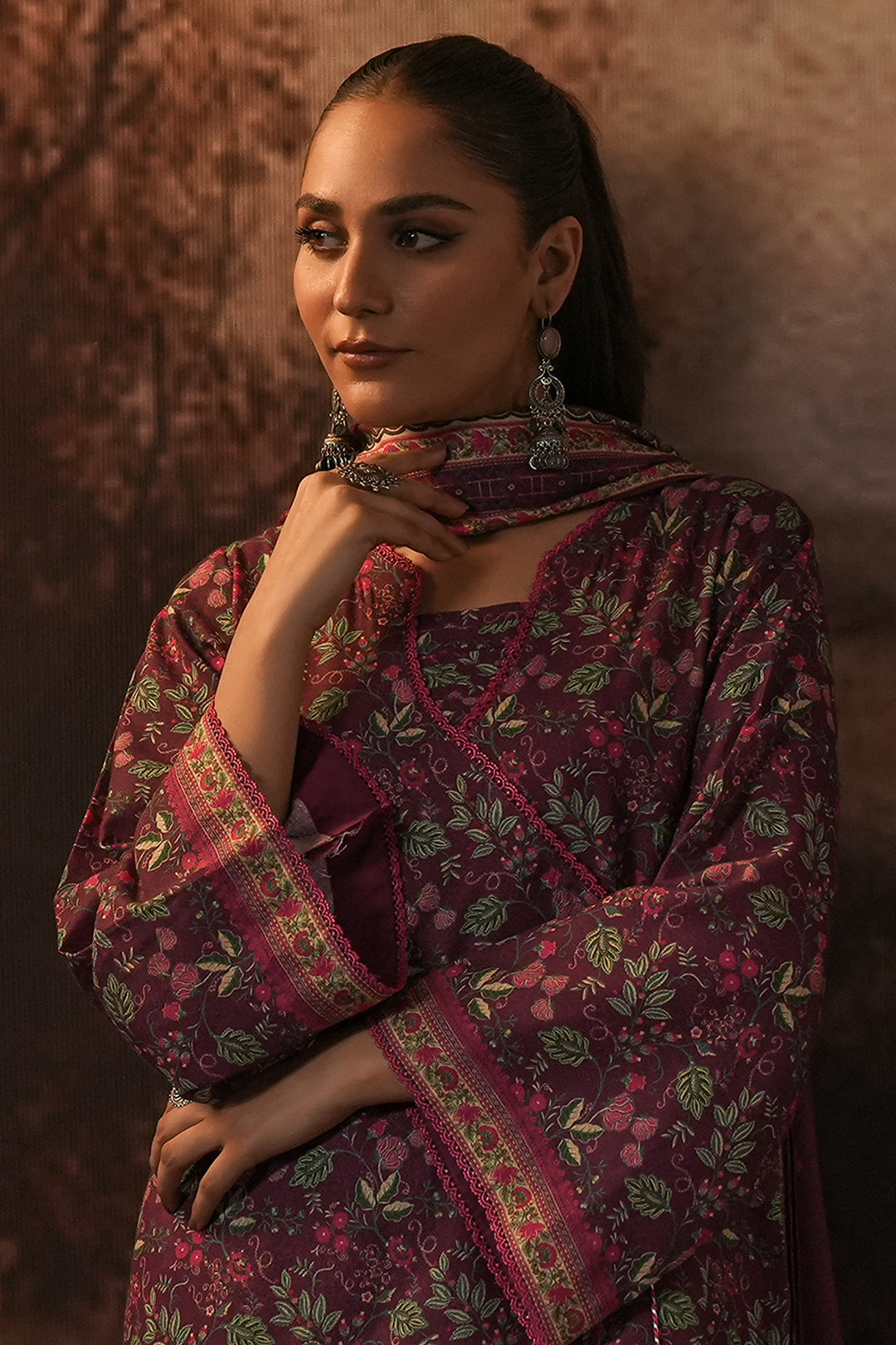 Zellbury | Unstitched 3 Piece Karandi | Shirt Shalwar Dupatta - 0377 - by - Libasekhas UK - Registered Vendor of : Zellbury Women - 100% Original Designer Dresss