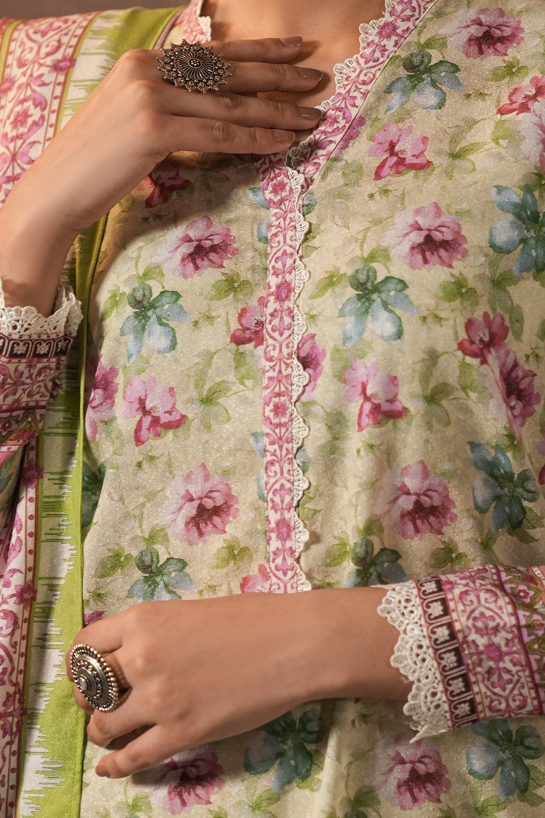 Zellbury | Unstitched 3 Piece Karandi | Shirt Shalwar Dupatta - 0458 - by - Libasekhas UK - Registered Vendor of : Zellbury Women - 100% Original Designer Dresss