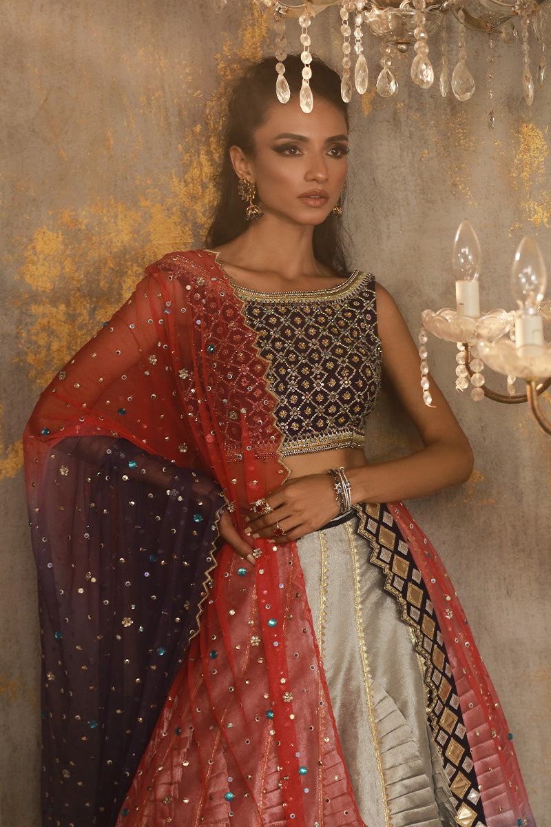 Wardha Saleem | Layla Wedding Formals |  Layla-09 - by - Libasekhas UK - Registered Vendor of : Wardha Saleem - 100% Original Designer Dresss