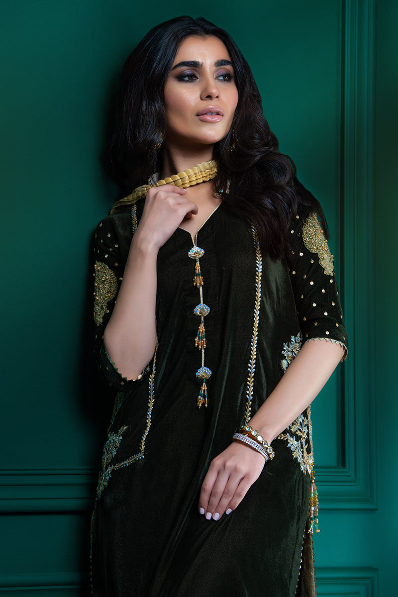 Wardha Saleem | Velvets Winter Fall 24 |  Guldaan - by - Libasekhas UK - Registered Vendor of : Wardha Saleem - 100% Original Designer Dresss