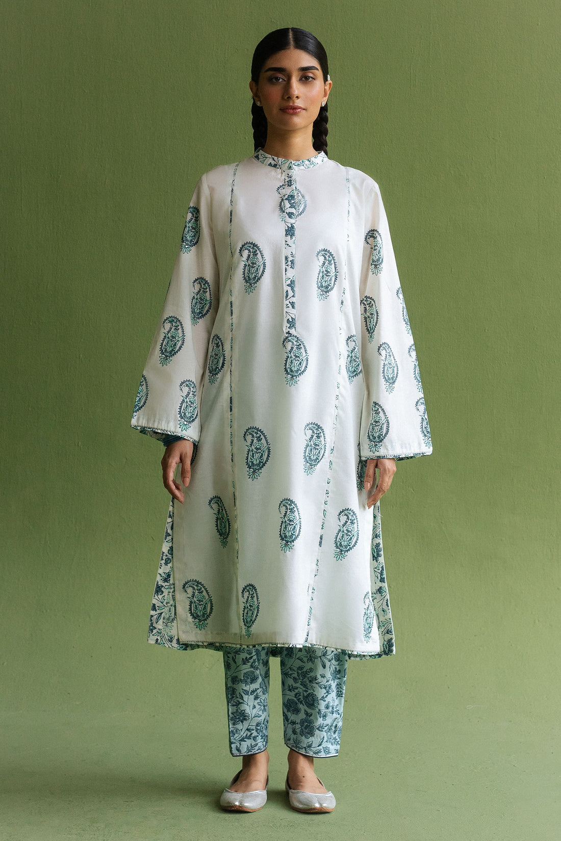Zara Shahjahan | Handcrafted Suits | ZHC-054 - by - Libasekhas UK - Registered Vendor of : Zara Shahjahan - 100% Original Designer Dresss