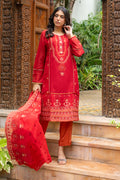 Zellbury | Summer Pret | Embroidered Kurta Dupatta Trouser - 3222 - by - Libasekhas UK - Registered Vendor of : Zellbury Women - 100% Original Designer Dresss