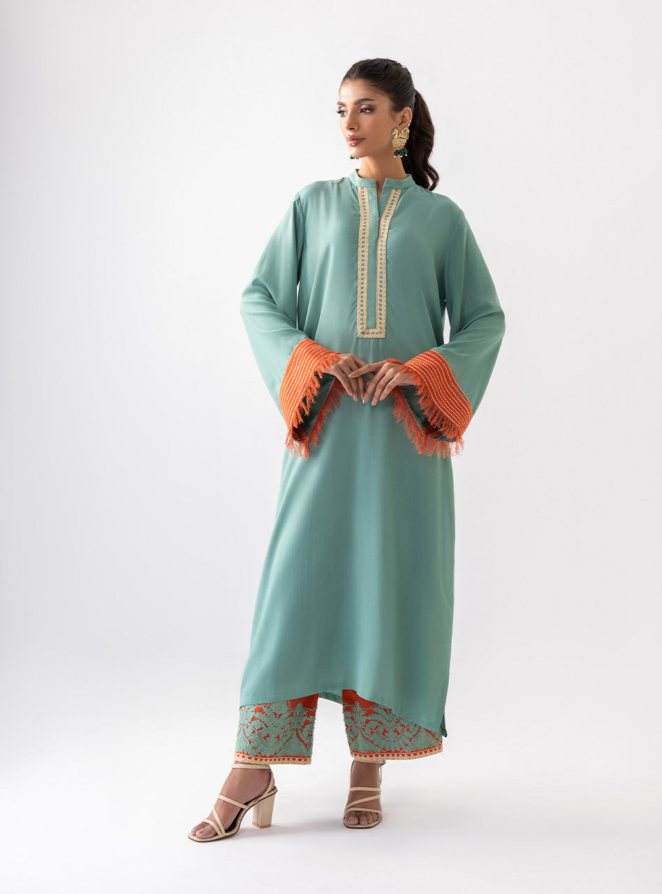 Zainab Chottani | Aara Casual Pret |  Olivia Glaze - by - Libasekhas UK - Registered Vendor of : Zainab Chottani - 100% Original Designer Dresss