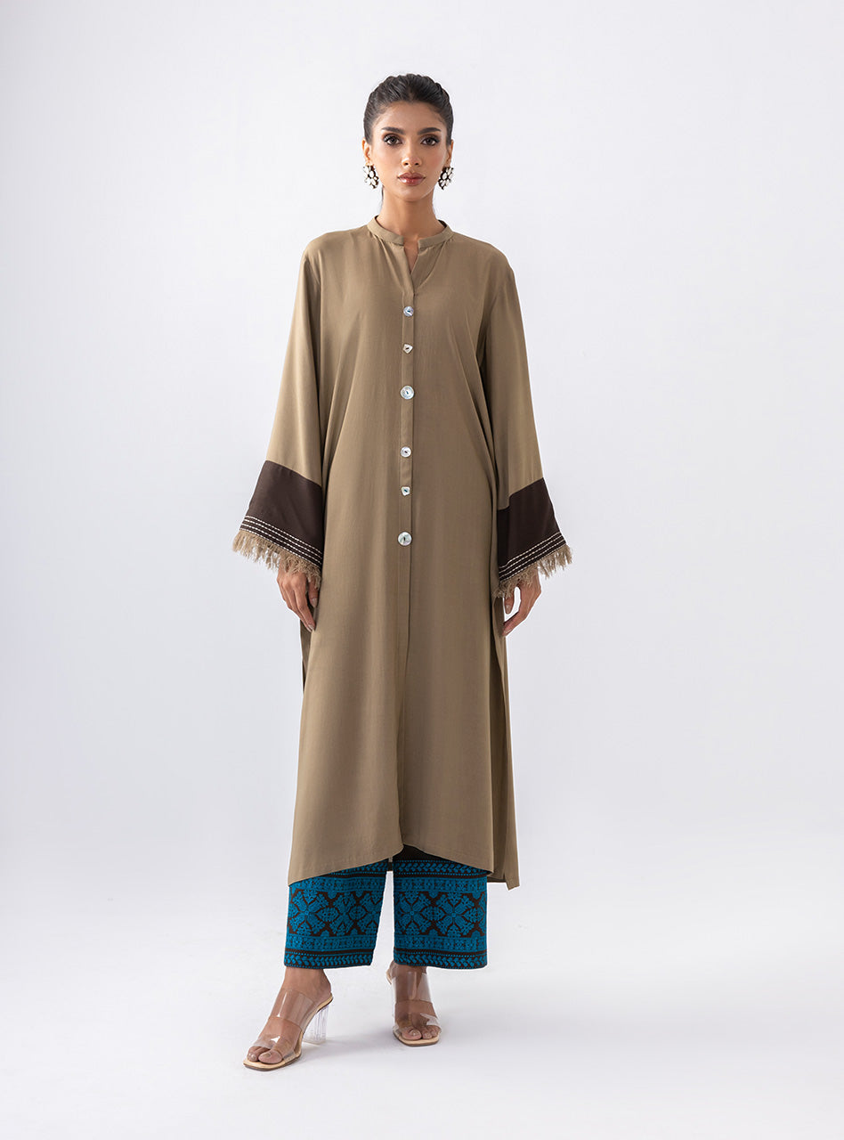 Zainab Chottani | Aara Casual Pret |  Rusty Rave - by - Libasekhas UK - Registered Vendor of : Zainab Chottani - 100% Original Designer Dresss