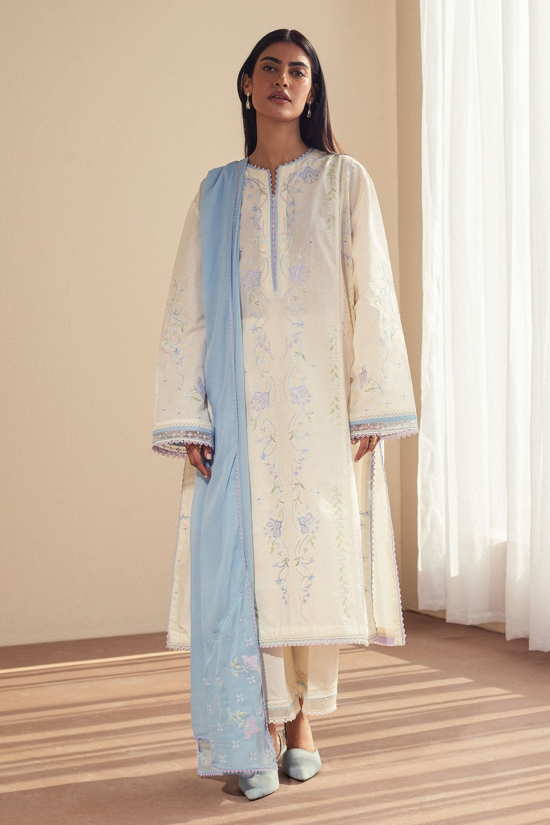 Zara Shahjahan | Pret Wear | CR25P0108 - by - Libasekhas UK - Registered Vendor of : Zara Shahjahan - 100% Original Designer Dresss