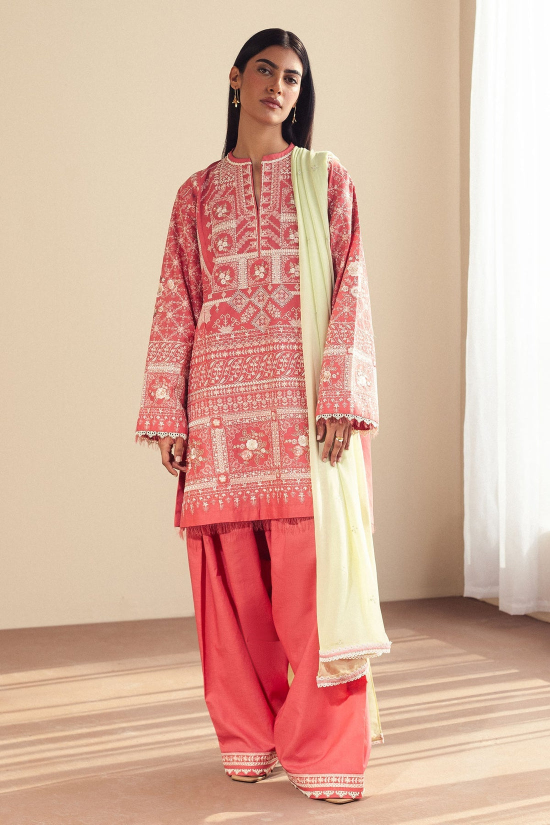 Zara Shahjahan | Pret Wear | CR25P0211 - by - Libasekhas UK - Registered Vendor of : Zara Shahjahan - 100% Original Designer Dresss