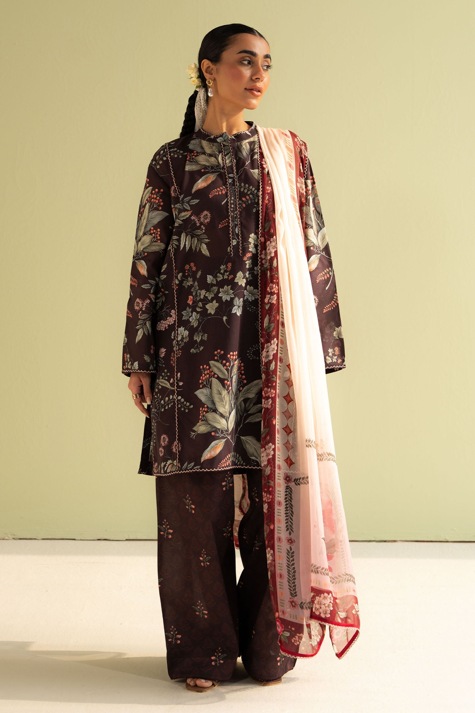 Zara Shahjahan | Coco Prints 25 | Zoe-7B - by - Libasekhas UK - Registered Vendor of : Zara Shahjahan - 100% Original Designer Dresss