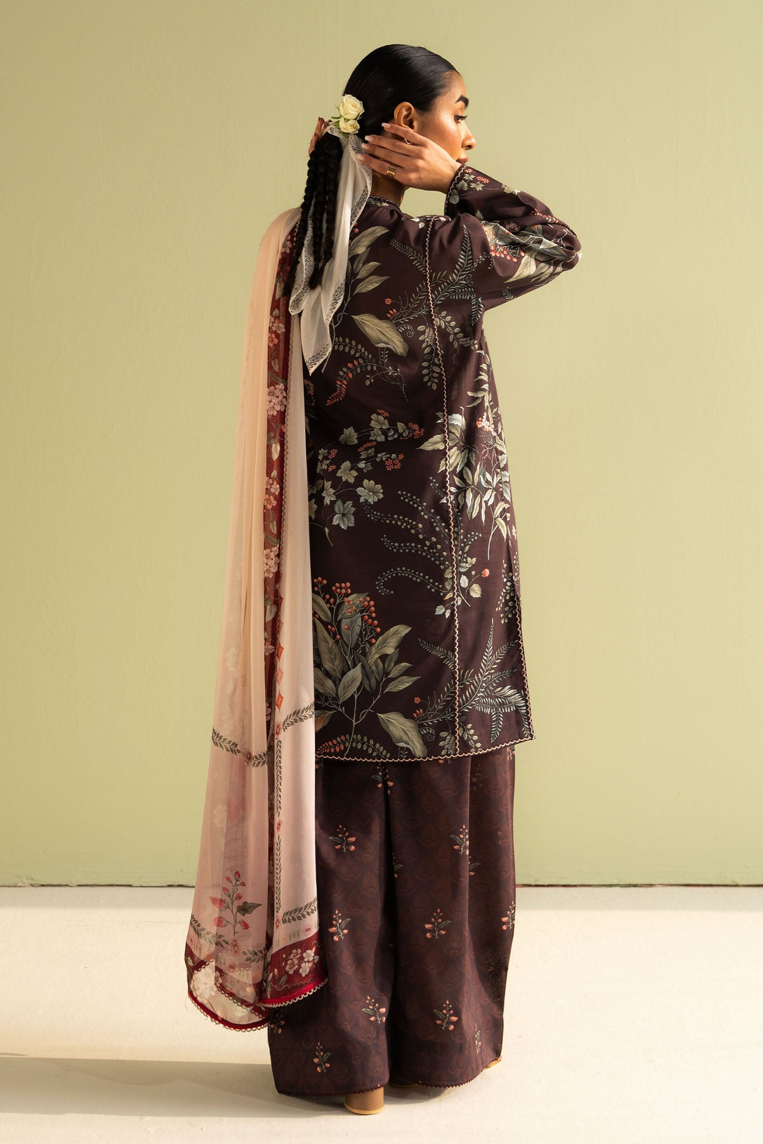 Zara Shahjahan | Coco Prints 25 | Zoe-7B - by - Libasekhas UK - Registered Vendor of : Zara Shahjahan - 100% Original Designer Dresss