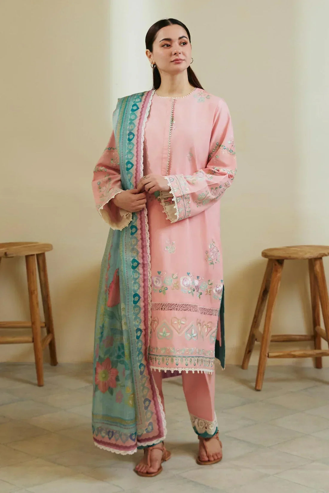 Zara Shahjahan | Coco Lawn 24 | ZOYA-8A - by - Libasekhas UK - Registered Vendor of : Zara Shahjahan - 100% Original Designer Dresss