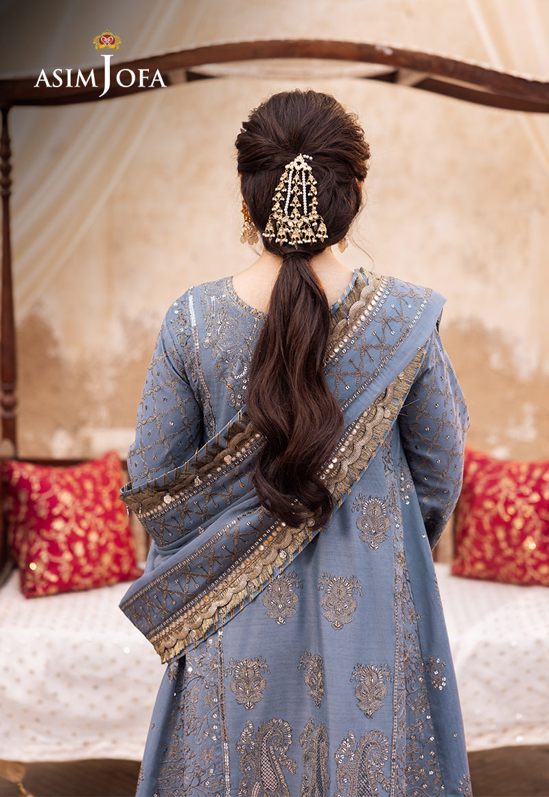 Asim Jofa | Chikankari Eid24 | AJCE-12 - by - Libasekhas UK - Registered Vendor of : Asim Jofa - 100% Original Designer Dresss