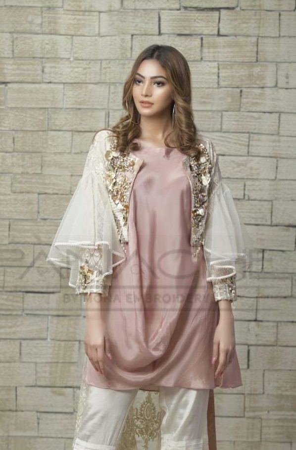 Panache | Pret | Blush Bloom - by - Libasekhas UK - Registered Vendor of : Panache By Mona - 100% Original Designer Dresss