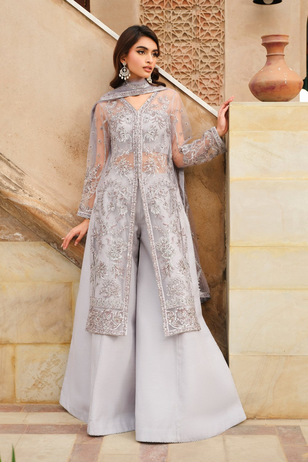 Maryum N Maria | Musk Formals | CELESTIA - FS40040 - by - Libasekhas UK - Registered Vendor of : Maryum N Maria - 100% Original Designer Dresss