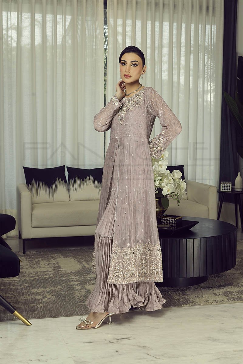 Panache | Pret | Lavender Radiance - by - Libasekhas UK - Registered Vendor of : Panache By Mona - 100% Original Designer Dresss