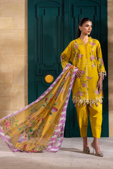 Sana Safinaz | Muzlin Spring 25 | M251-013B-3CL - Ladies Clothes - Libasekhas