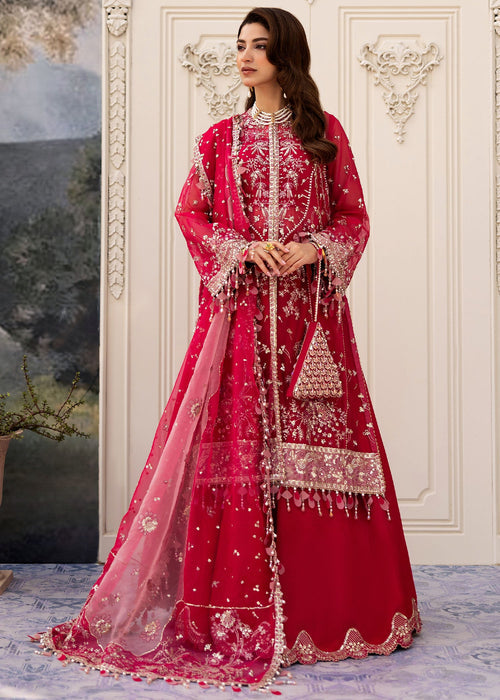Sadaf Fawad Khan | Wedding Festive 25 | Fuschia Rose - by Libasekhas UK - Registered Vendor of : Sadaf Fawad Khan - 100% Original Designer Dress