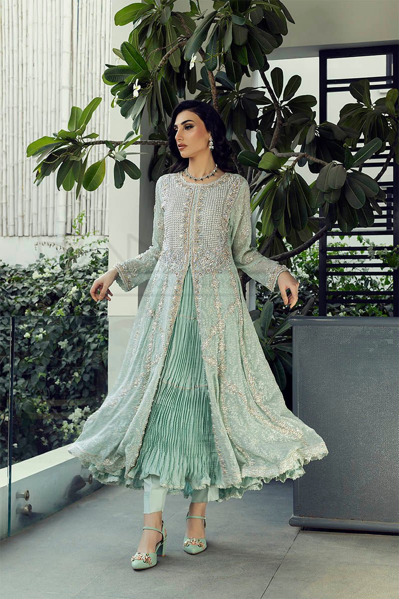 Panache | Pret | Mint Enchantress - by - Libasekhas UK - Registered Vendor of : Panache By Mona - 100% Original Designer Dresss