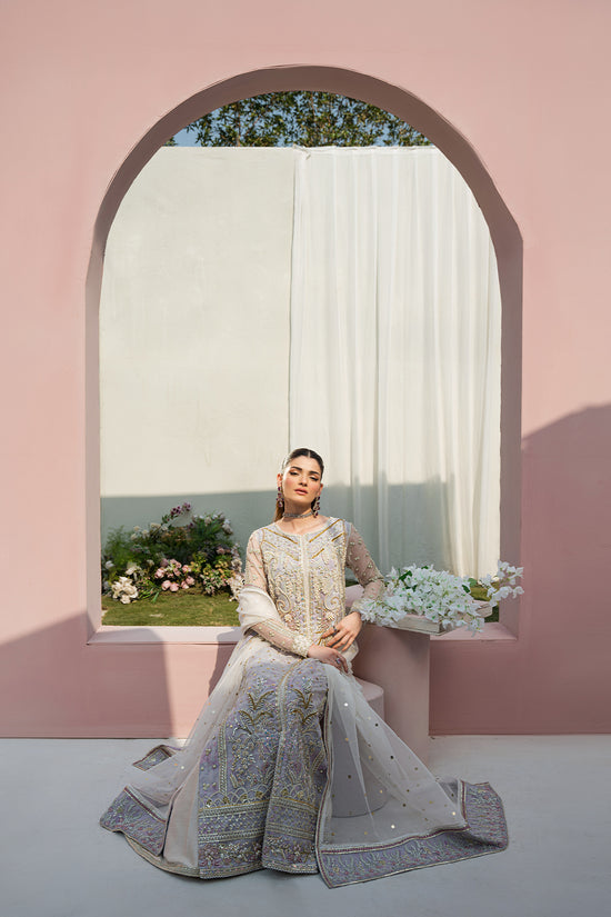 Raja Salahuddin | Love in Bloom | Moondust - by - Libasekhas UK - Registered Vendor of : Raja Salahuddin - 100% Original Designer Dresss