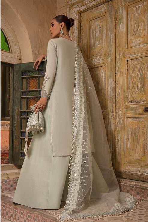 Saffron | Persia Wedding Collection | Teal Evening - by - Libasekhas UK - Registered Vendor of : Saffron - 100% Original Designer Dresss