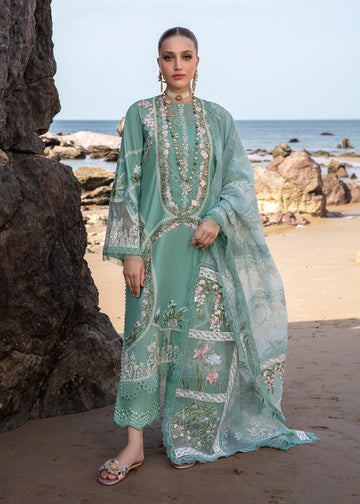 Crimson | Lawn 24 | Winds of Eden - Jade - Luxury - Libasekhas