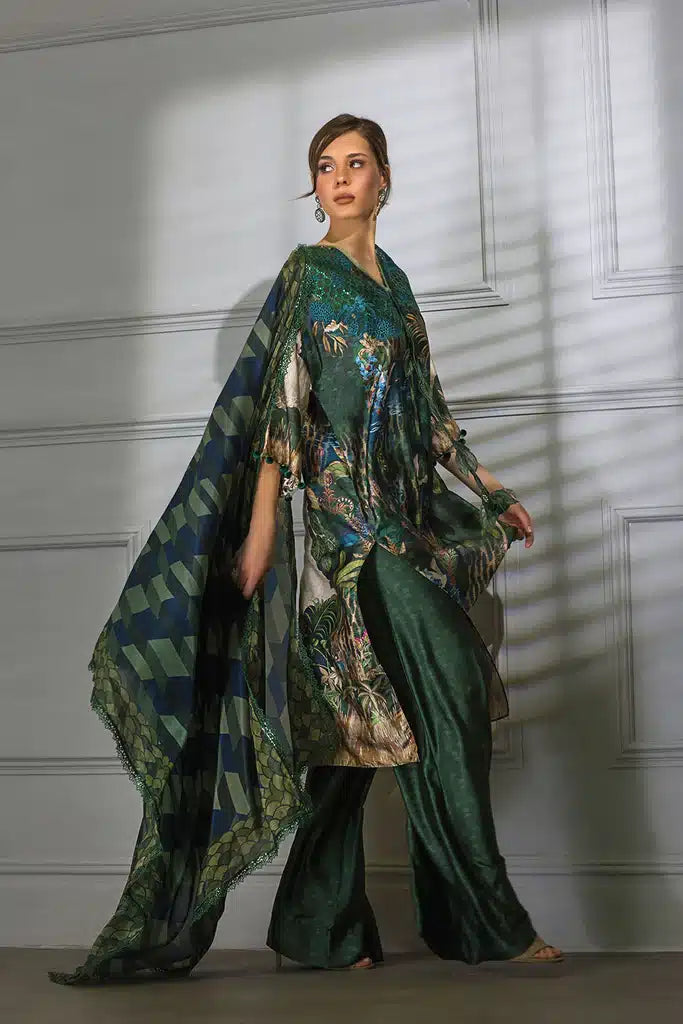 Sobia Nazir | Silk Collection 23 | 06 - by - Libasekhas UK - Registered Vendor of : Sobia Nazir - 100% Original Designer Dresss