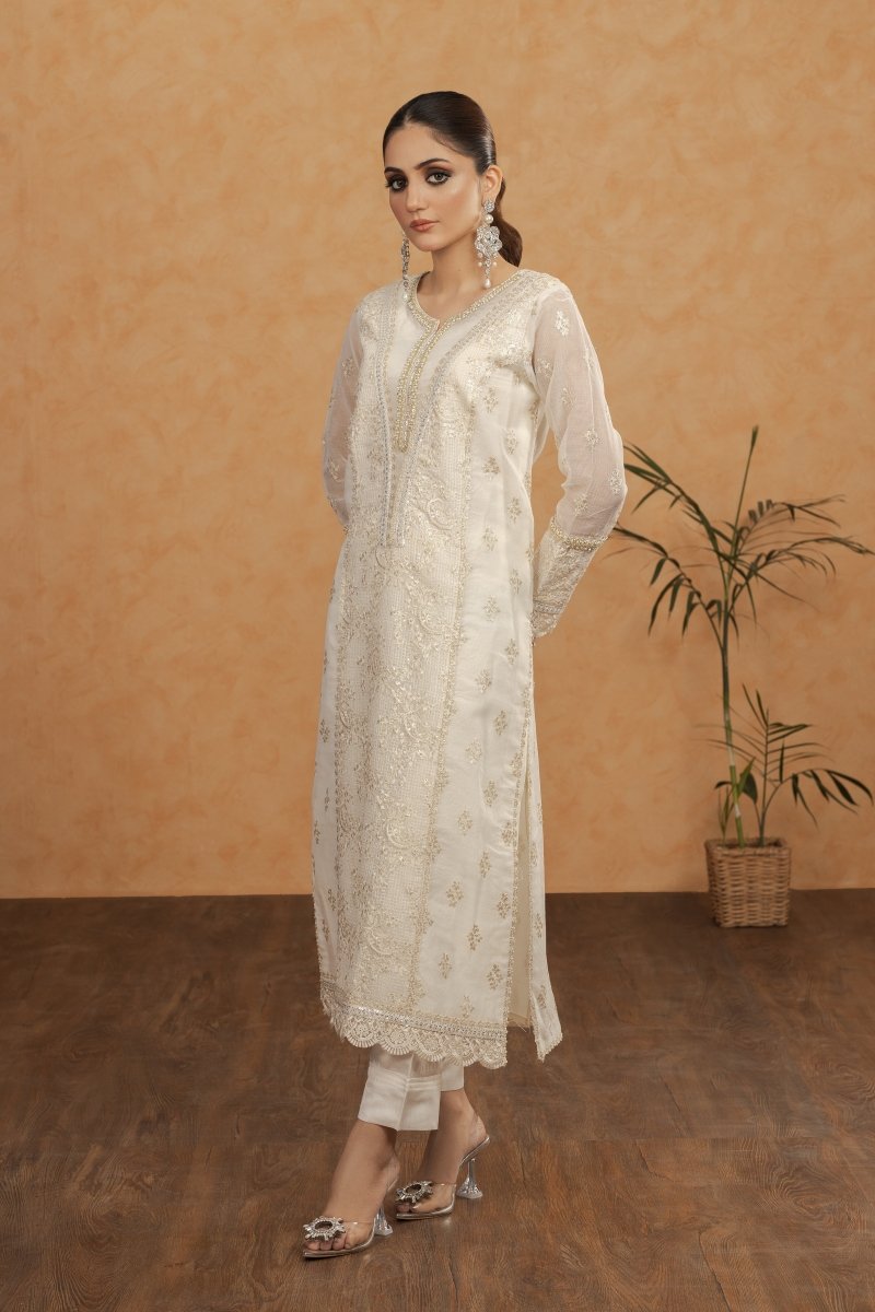 Panache | Pret | White Beauty - by - Libasekhas UK - Registered Vendor of : Panache By Mona - 100% Original Designer Dresss