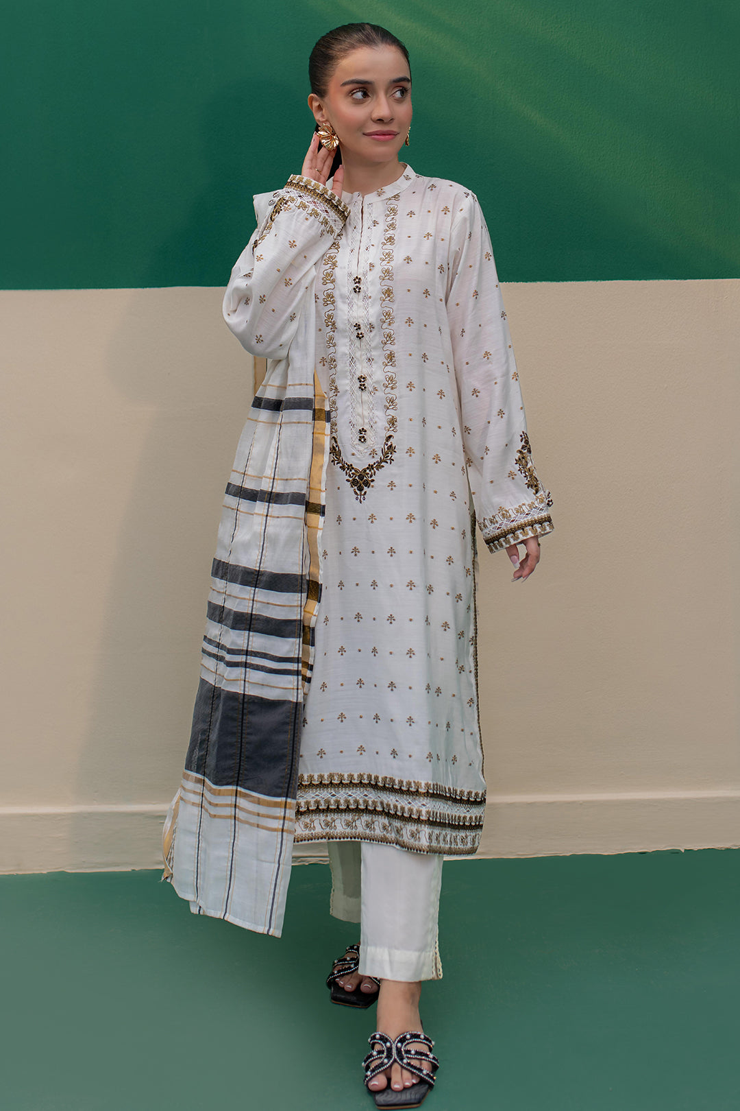 Zellbury | Summer Pret | Embroidered Kurta Dupatta - 1978 - by - Libasekhas UK - Registered Vendor of : Zellbury Women - 100% Original Designer Dresss
