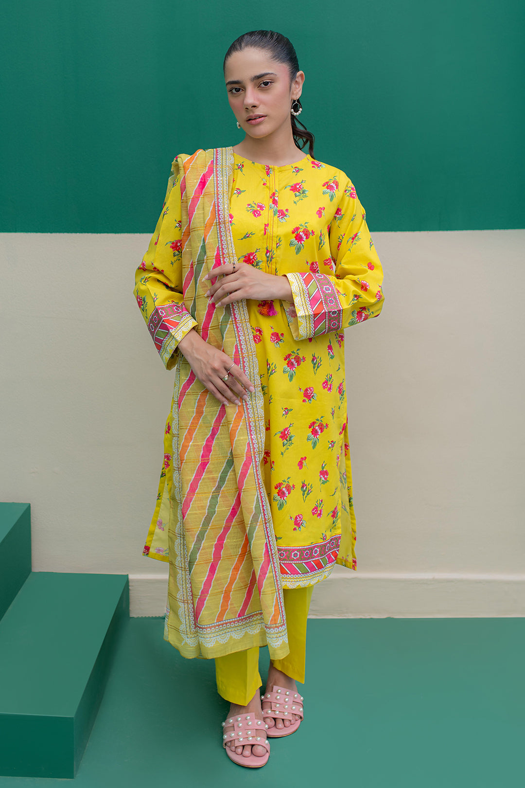 Zellbury | Summer Pret | Kurta Dupatta Trouser - 2111 - by - Libasekhas UK - Registered Vendor of : Zellbury Women - 100% Original Designer Dresss