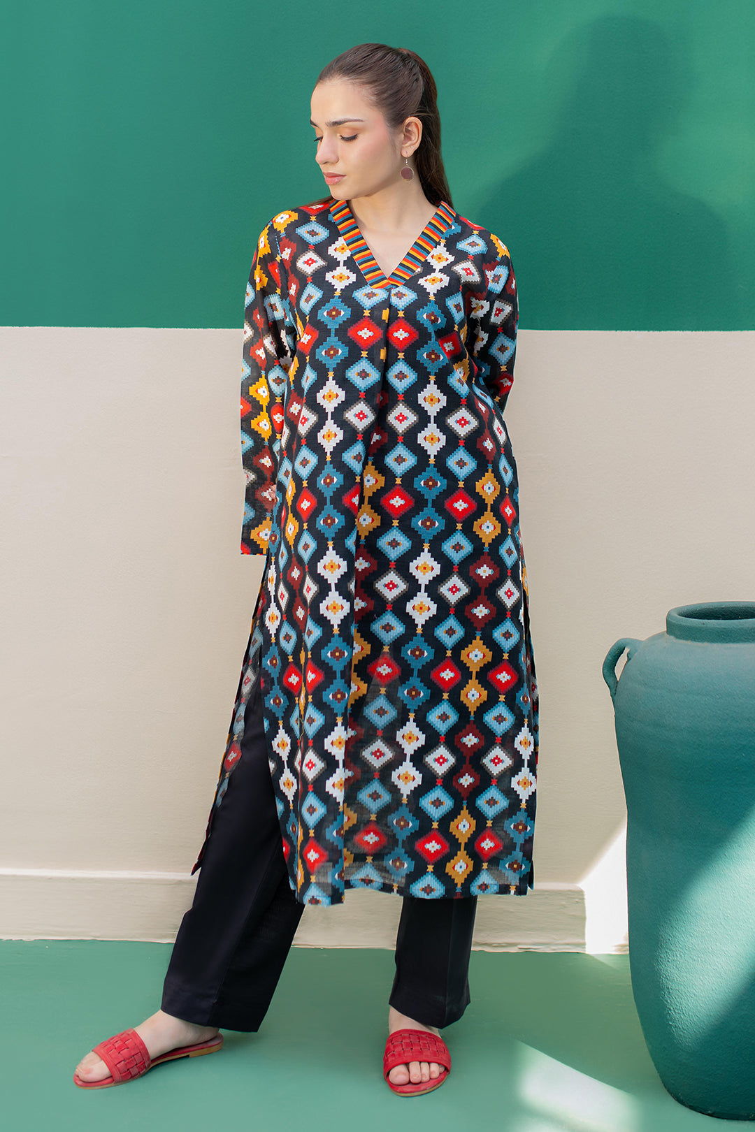 Zellbury | Winter Pret | Kurta - 3091 - by - Libasekhas UK - Registered Vendor of : Zellbury Women - 100% Original Designer Dresss