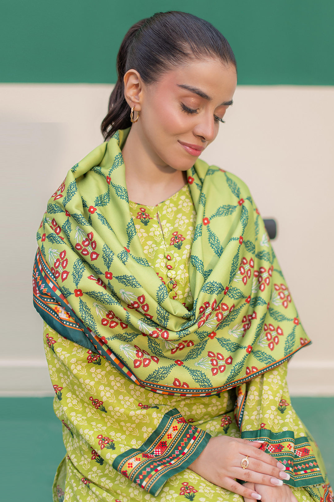 Zellbury | Winter Pret | Kurta Shawl Trouser - 2943 - by - Libasekhas UK - Registered Vendor of : Zellbury Women - 100% Original Designer Dresss