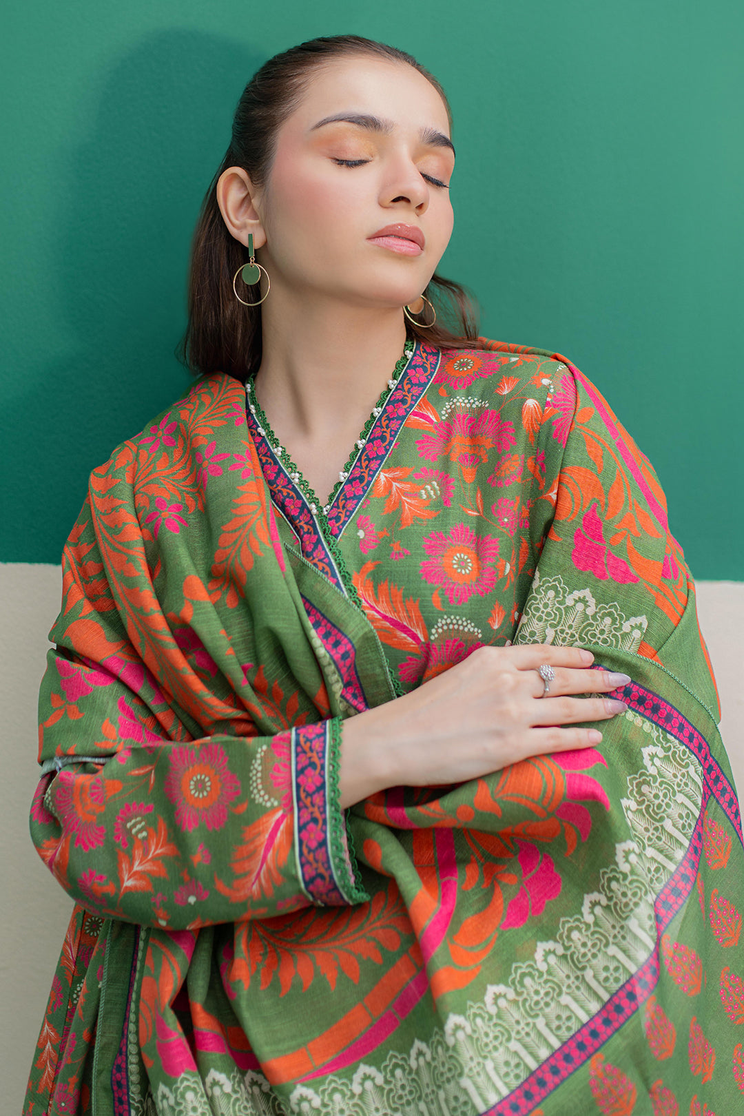 Zellbury | Winter Pret | Kurta Dupatta Trouser - 3088 - by - Libasekhas UK - Registered Vendor of : Zellbury Women - 100% Original Designer Dresss