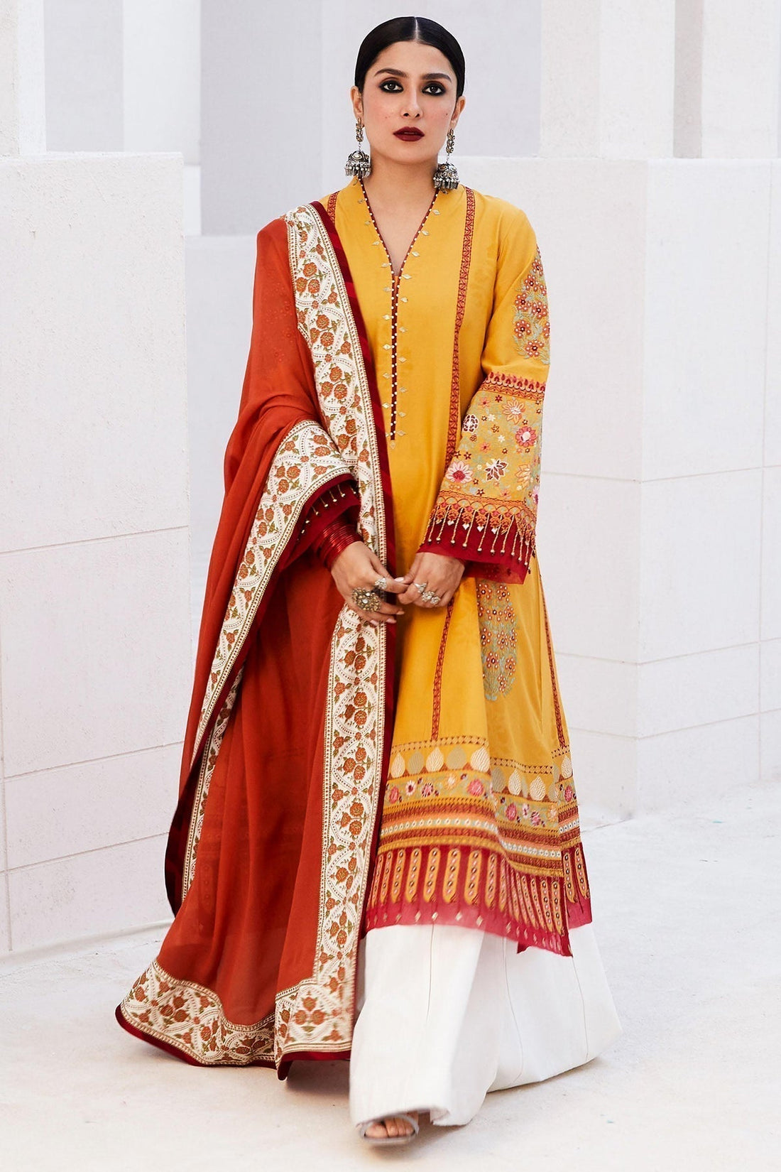 Zara Shahjahan | Luxury Lawn 24 | SANDAL-10A - by - Libasekhas UK - Registered Vendor of : Zara Shahjahan - 100% Original Designer Dresss