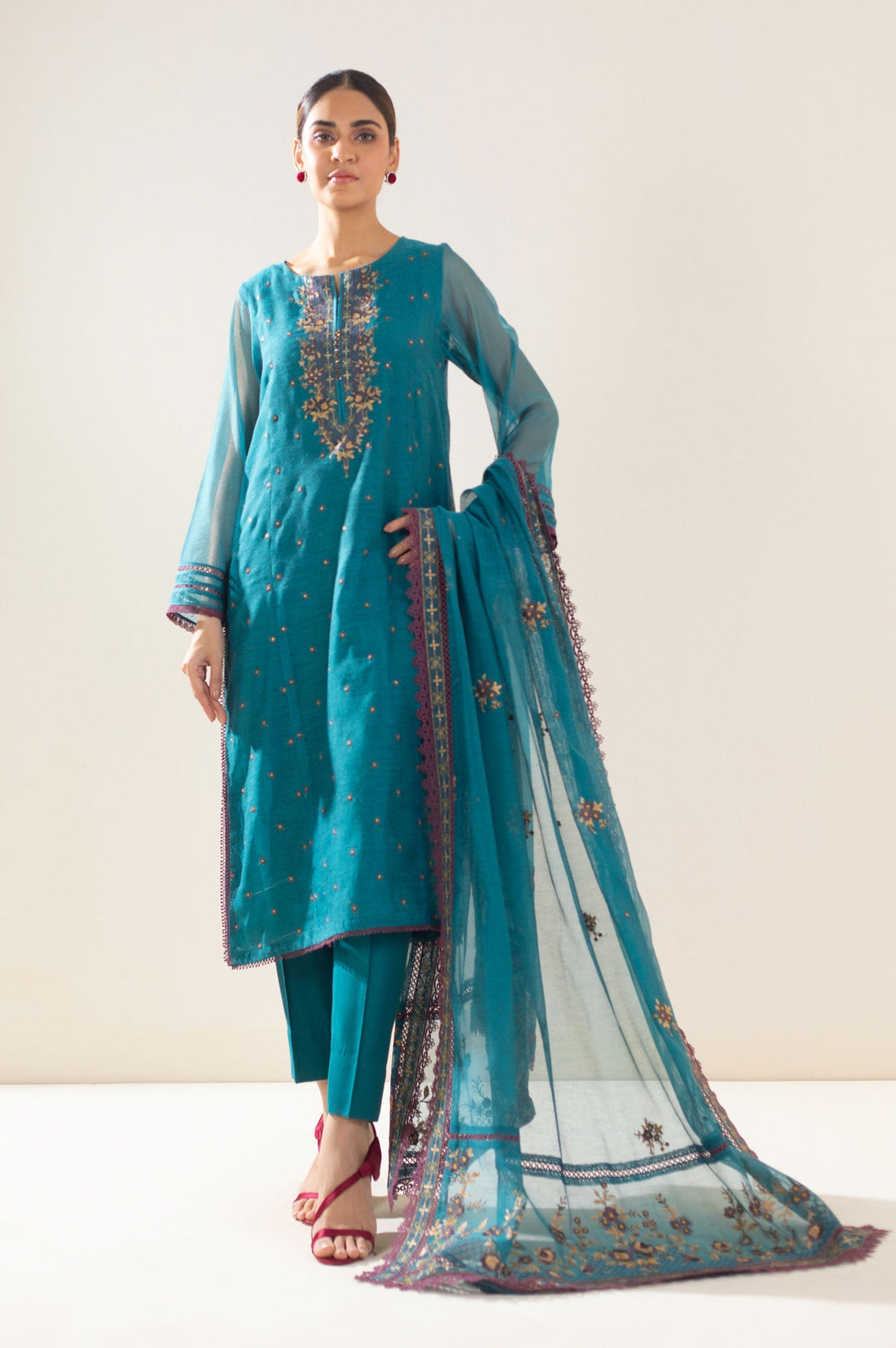 Zeen | Summer Collection 24 | 33248 - by - Libasekhas UK - Registered Vendor of : Zeen - 100% Original Designer Dresss