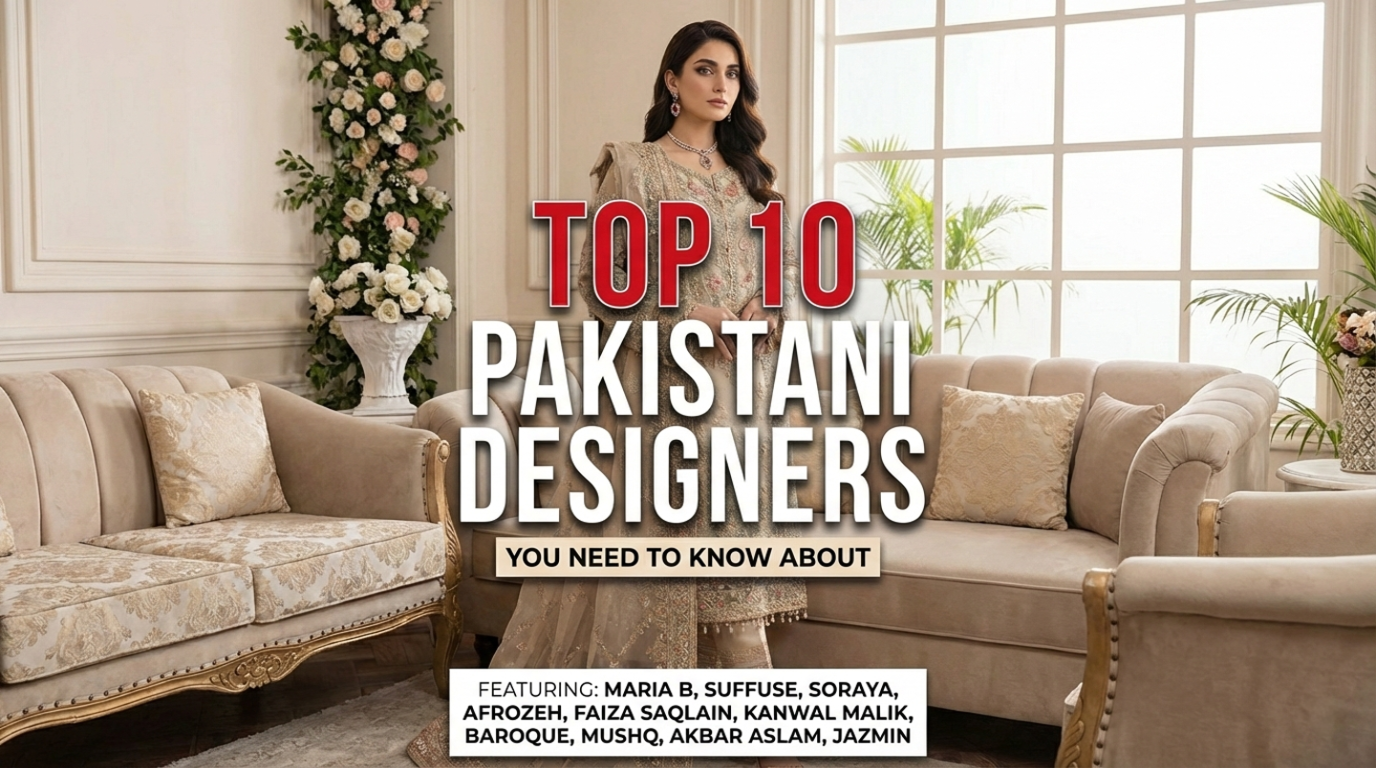 pakistani dress designer name list Top 20 Pakistani Fashion Designers List (Updated 2025)