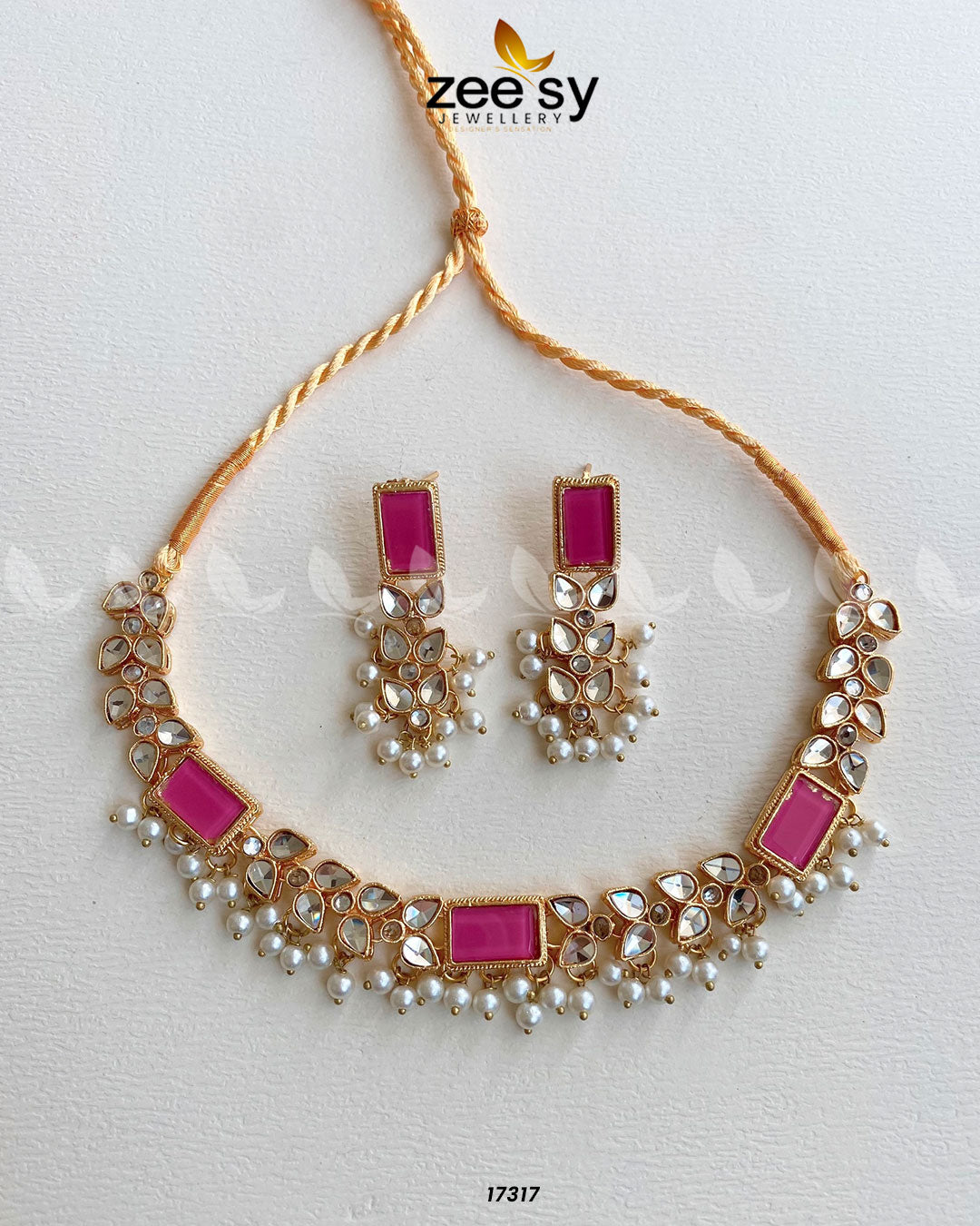 Stunning Necklace - by - Libasekhas UK - Registered Vendor of : Zeesy - 100% Original Designer Dresss