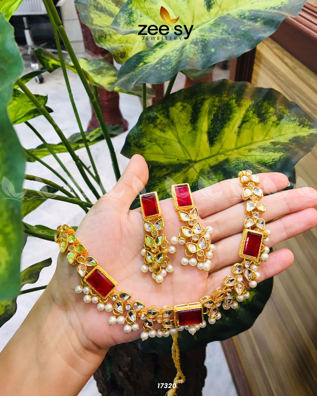 Stunning Necklace - by - Libasekhas UK - Registered Vendor of : Zeesy - 100% Original Designer Dresss