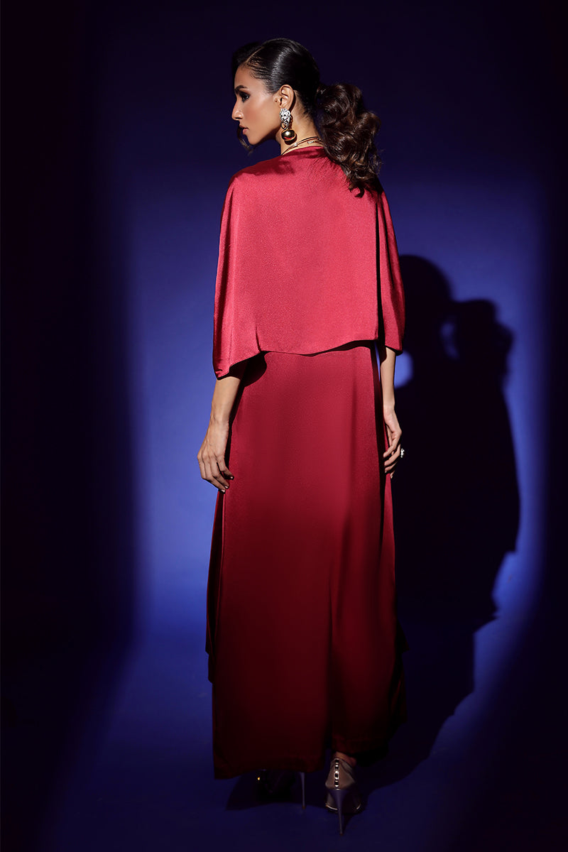 Wardha Saleem | Luxury Pret Fusion Wear | VEGA DRAPE (2PC) - by - Libasekhas UK - Registered Vendor of : Wardha Saleem - 100% Original Designer Dresss