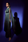 Wardha Saleem | Luxury Pret Fusion Wear | ZEPHYR SAREE DRAPE WITH BELT (2PC) - by - Libasekhas UK - Registered Vendor of : Wardha Saleem - 100% Original Designer Dresss