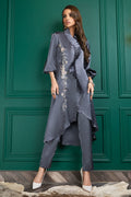 Wardha Saleem | Luxury Pret Fusion Wear | WS22-031 - by - Libasekhas UK - Registered Vendor of : Wardha Saleem - 100% Original Designer Dresss